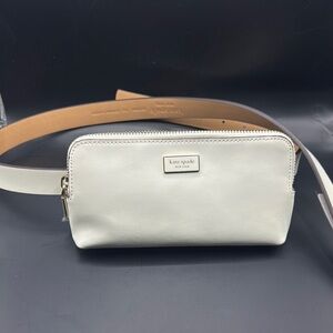 Kate Spade White Leather Crossbody Bag